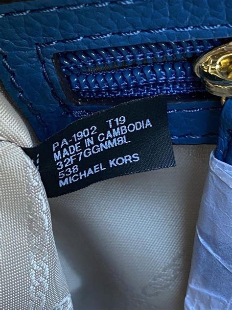 michael kors made in cambodia original|how to authenticate michael kors.